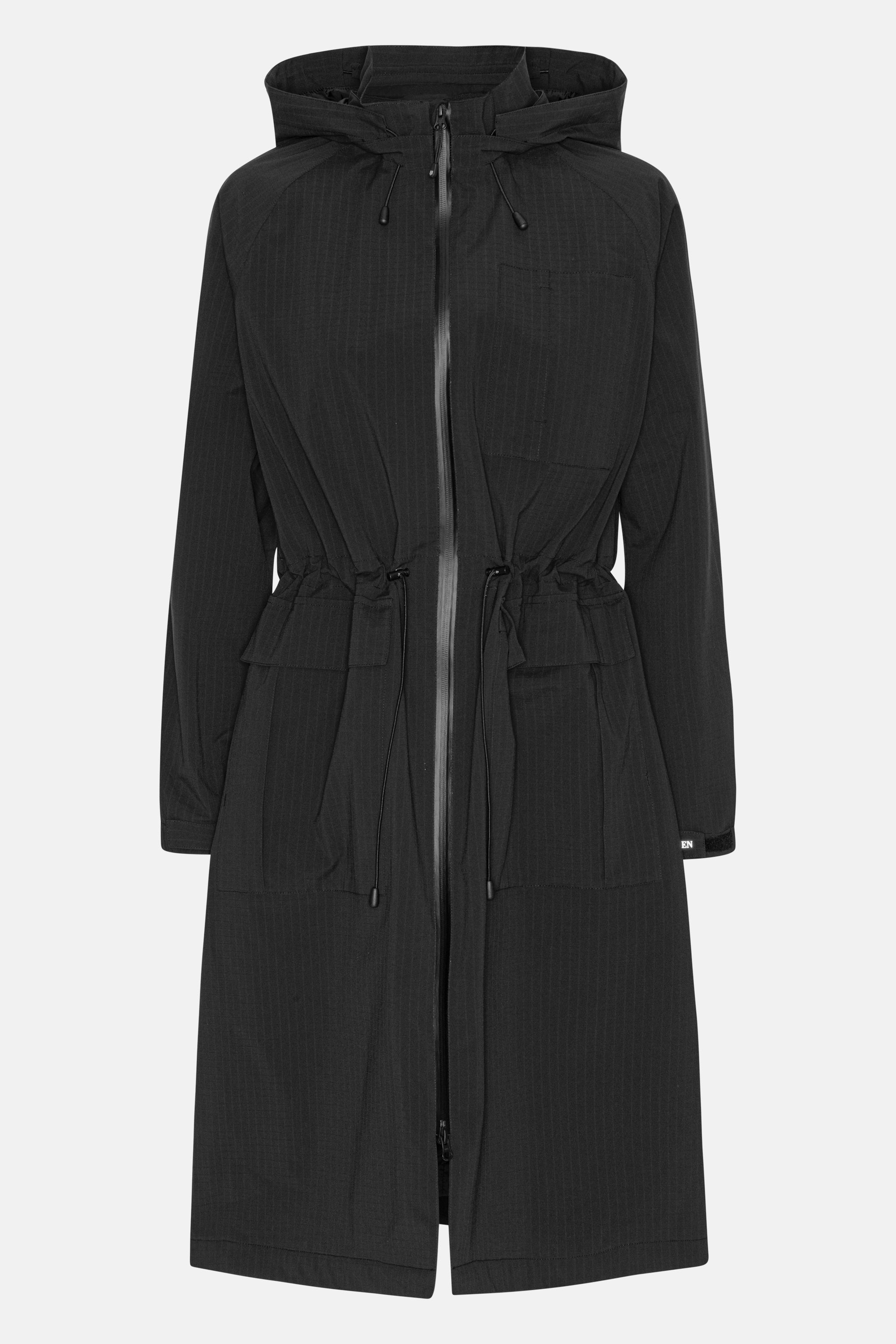 Long Winter Coat - Black Beauty